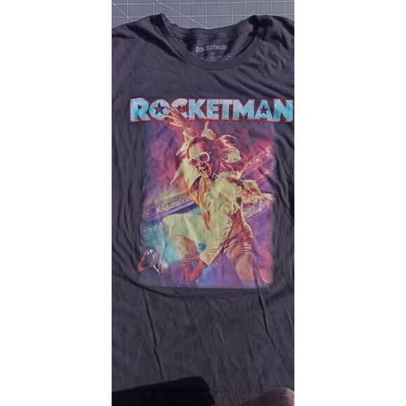 Rocketman Movie T Shirt Black 2X 2019 Musical Drama Film Elton John Rock - Picture 1 of 5